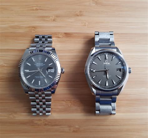 rolex datejust 36 vs omega aqua terra|Rolex vs omega aqua terra.